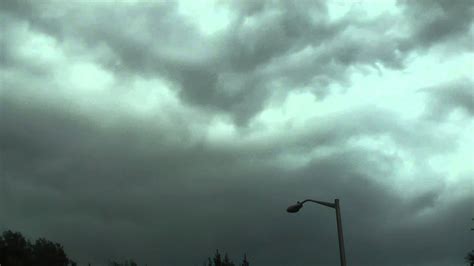 Thunderstorm With Strong Winds In Leander Tx Youtube