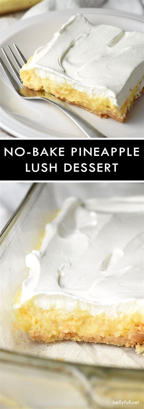 No Bake Pineapple Lush Dessert