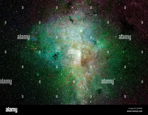 Star Field In Space And A Nebulae Stock Photo Alamy