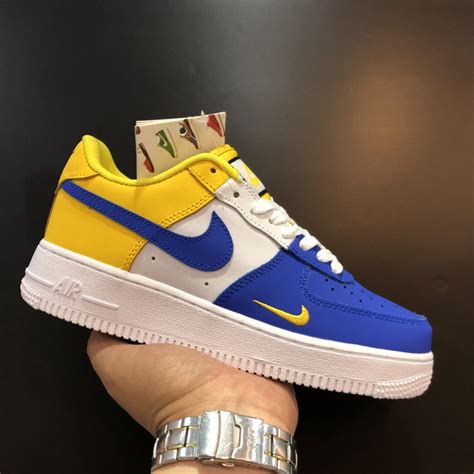 Nike Air Force 1 Blue White Yellow buy