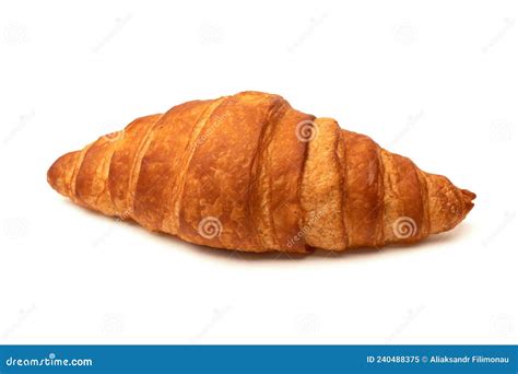 Croissant Isolated On White Background Stock Image Image Of Crescent