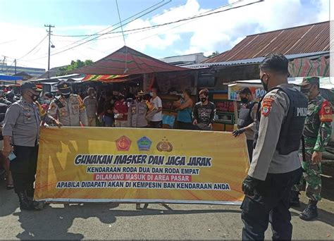 Pasar Potensi Jadi Cluster Penyebaran Covid Pemkab Minut Berlakukan