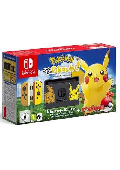 Nintendo Switch Pokemon Lets Go Pikachu Bundle