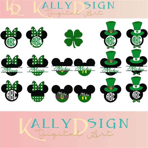 St Patricks Svg Disney Svg Svg Files Mickey Mouse Svg St Patricks