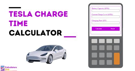 Tesla Charge Time Calculator Online