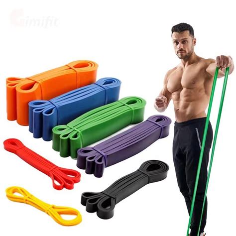 208cm Natural Rubber Resistance Bands Sets Elastic Yogafitness Band