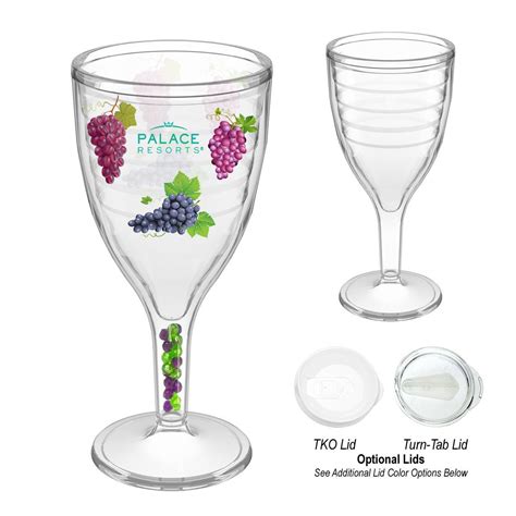 Promotional 12 Oz Wine Glass Personalized With Your Custom Logo