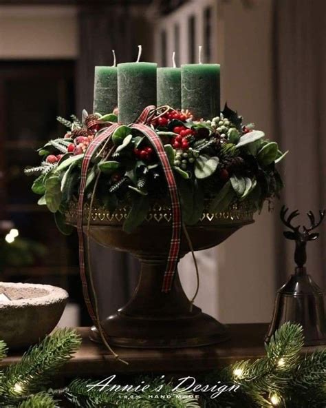 A Homemade Advent Wreath Made With Birch Greens Artofit