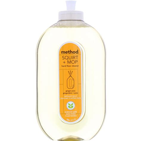 Method Squirt Mop Hard Floor Cleaner Ginger Yuzu 25 Fl Oz 739 Ml