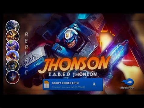 Script Skin Jhonson Epic Saber No Password Mediafire All Replace