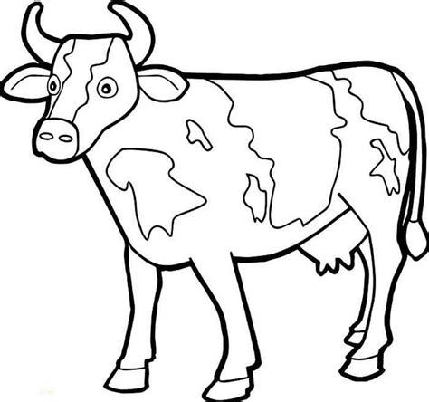 Coloriage Vache Gratuite télécharger et imprimer gratuit sur