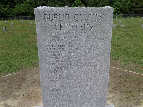 Duplin County Cemetery In Kenansville North Carolina Find A Grave