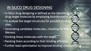 In Silico Drug Designing Ppt