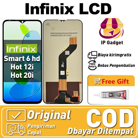 Jual Original Lcd INFINIX SMART 6 HD HOT 12i HOT 20i Fullset Ori Asli