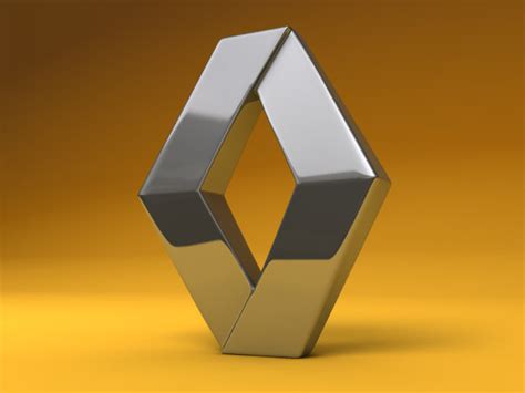 Renault Logo 3D Logo Brands For Free HD 3D