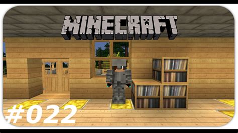 Let s Play Minecraft 022 Deutsch HD Bücherregal craften Neu