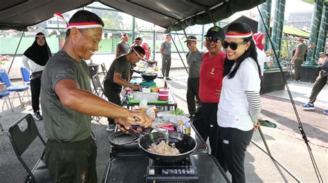 Meriahnya Lomba Masak Nasi Goreng Ala Kodim Bulungan Menyambut Hut