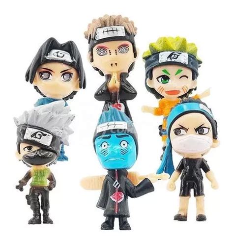 Kit Boneco Figure Conjunto Miniatura Naruto Akatsuki Cm Mercadolivre