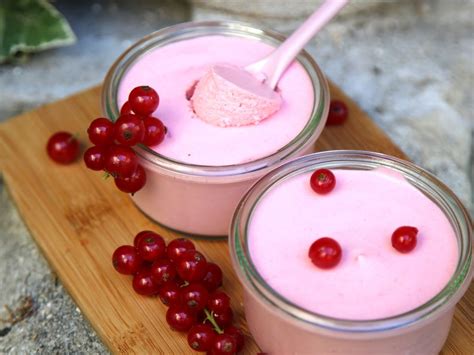 Mousse à la groseille Recette de Mousse à la groseille