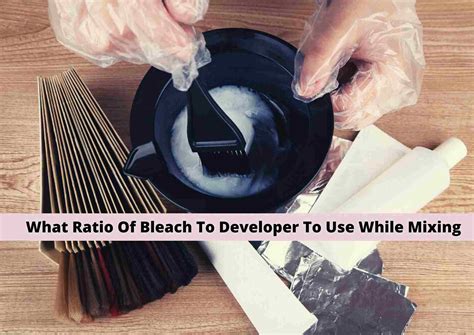 What Ratio Of Bleach To Developer Do I Use | Mixing Bleach Safely At ...