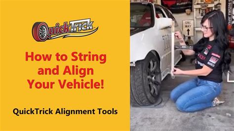 How To Use String To Align Your Vehicle Diy Wheel Alignment At Home