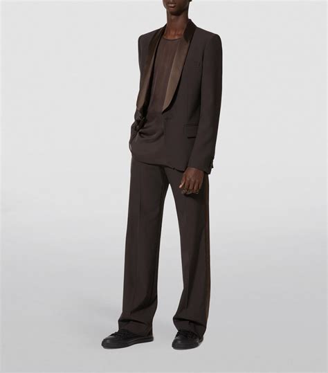 Valentino Wool Side Stripe Trousers Harrods HK