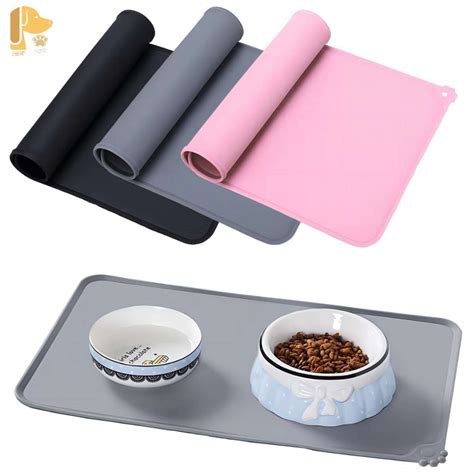 【Food grade Silicone】Pet Silicone Placemat Waterproof Pet Feeding Mat ...