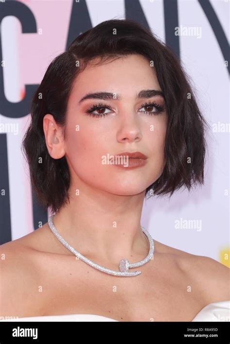 Los Angeles Ca Usa October 09 Singer Dua Lipa Wearing A