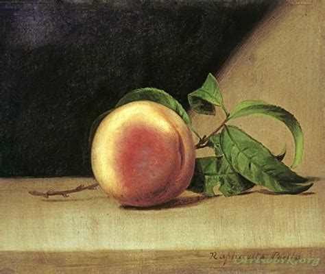 Raphaelle Peale Still Life With Peach Painting IArtWork Org