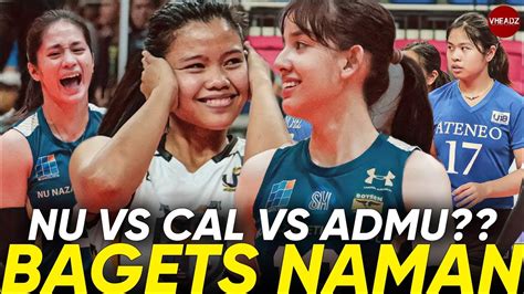 Shakeys V League COMEBACK Highschool STARS NU Vs CAL FACE OFF