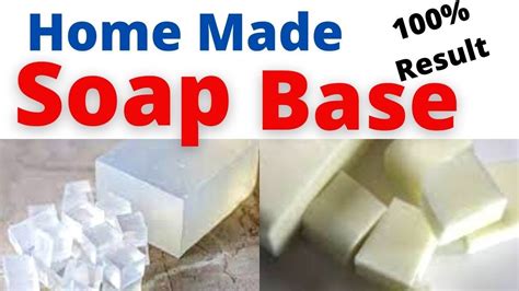 Home Made Soapbase How To Make Soap Base At Home Youtube