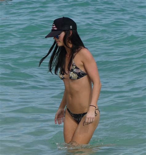 KATIE LEE In Bikini At A Beach In Miami HawtCelebs
