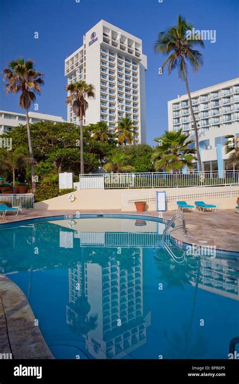 The Pool Area Of The Caribe Hilton Resort In San Juan Puerto Rico