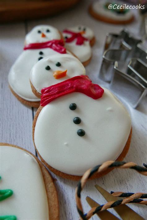 Biscuits de Noël décorés Cecilecooks