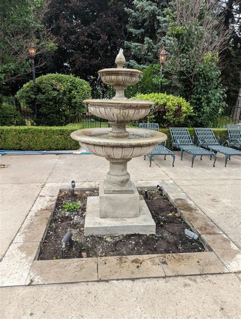 Campania Three Tier Longvue Fountain Marquis Gardens Outdoor