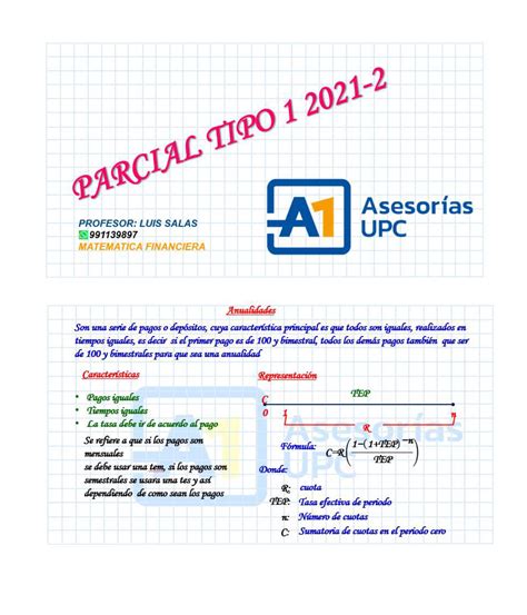 Parcial Fijas Matem Tica Financiera Studocu