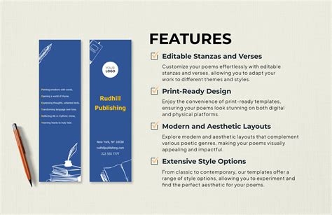 Acrostic Poem Bookmark Template In Word Pdf Illustrator Download