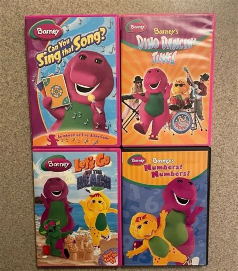 Barney Dvd Lot Of 4 1665 Picclick Ca