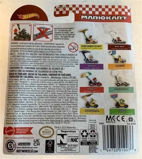 NEW Mattel HDB Hot Wheels Mario Kart WARIO And Similar Items
