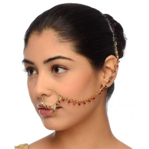 Antique Bridal Nose Rings Nose Ring Bridal Nose Ring Gold Nose Rings