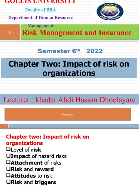 Chapter 1 Risk Management Pdf