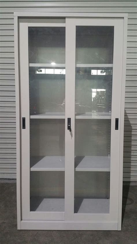 Qoo10 Half Heightfull Height Glass Sliding Door Cabinet Furniture