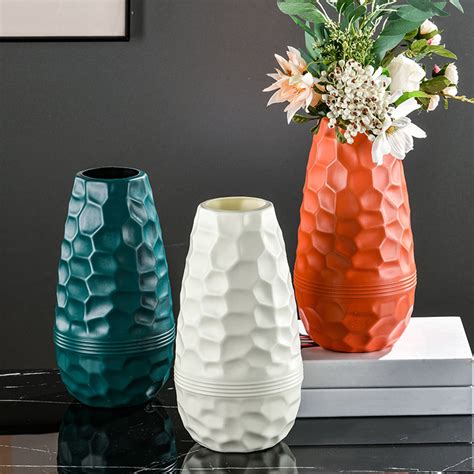 Sunjoy Tech Flower Vase Nordic Style Flower Holder Simple Design Smooth