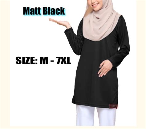 JERSI MUSLIMAH EYELET M 7XL BAJU SUKAN MUSLIMAH SOFT MATERIAL PLUS