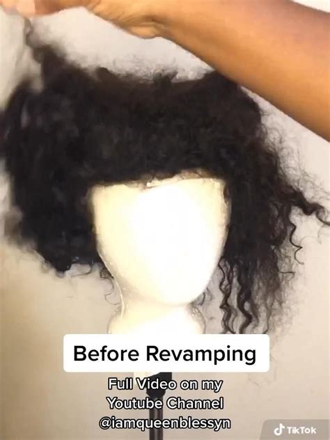 How To Revive Revamp Curly Human Hair Wigs Video Curly Human Hair