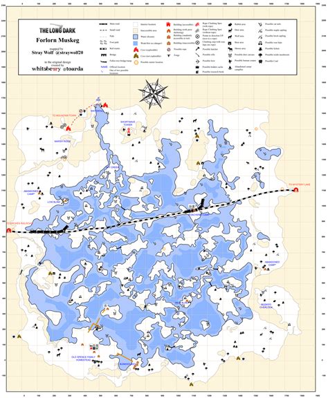 Forlorn Muskeg Map - The Long Dark