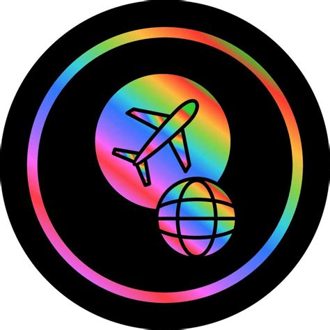Global Flights Vector Icon 27919213 Vector Art At Vecteezy