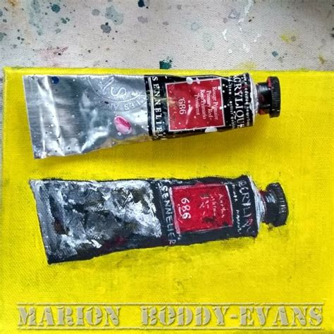 Painting Project Instructions A Single Paint Tube Marion Boddy Evans