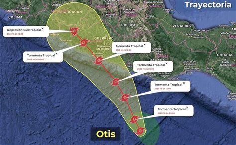 Tormenta tropical Otis impactará este miércoles en Acapulco