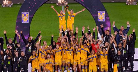 Pentacampeonas Tigres Femenil Derrot Al Am Rica Y Sum Su Quinto